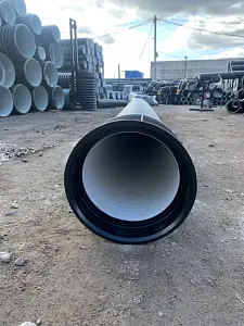 Труба с раструбной муфтой sn6 400/343 6м гофрированная 2